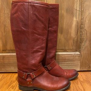 Frye- Melissa Boot- Red- Size 8.5
